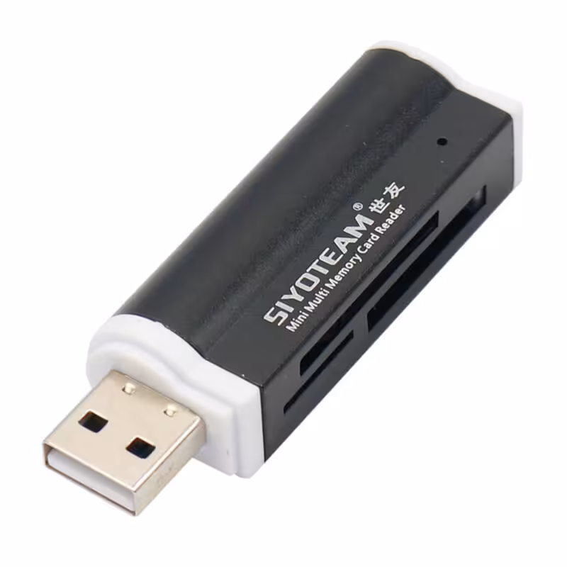 کارت خوان چند کاره سایوتیم USB2.0 مدل SY-662SIYOTEAM SY-662 USB 2.0 Card Reader