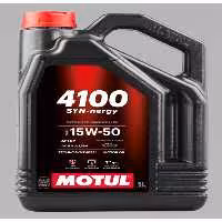 روغن و مکمل موتور 4100 SYN NERGY 15W 50 5L Motul