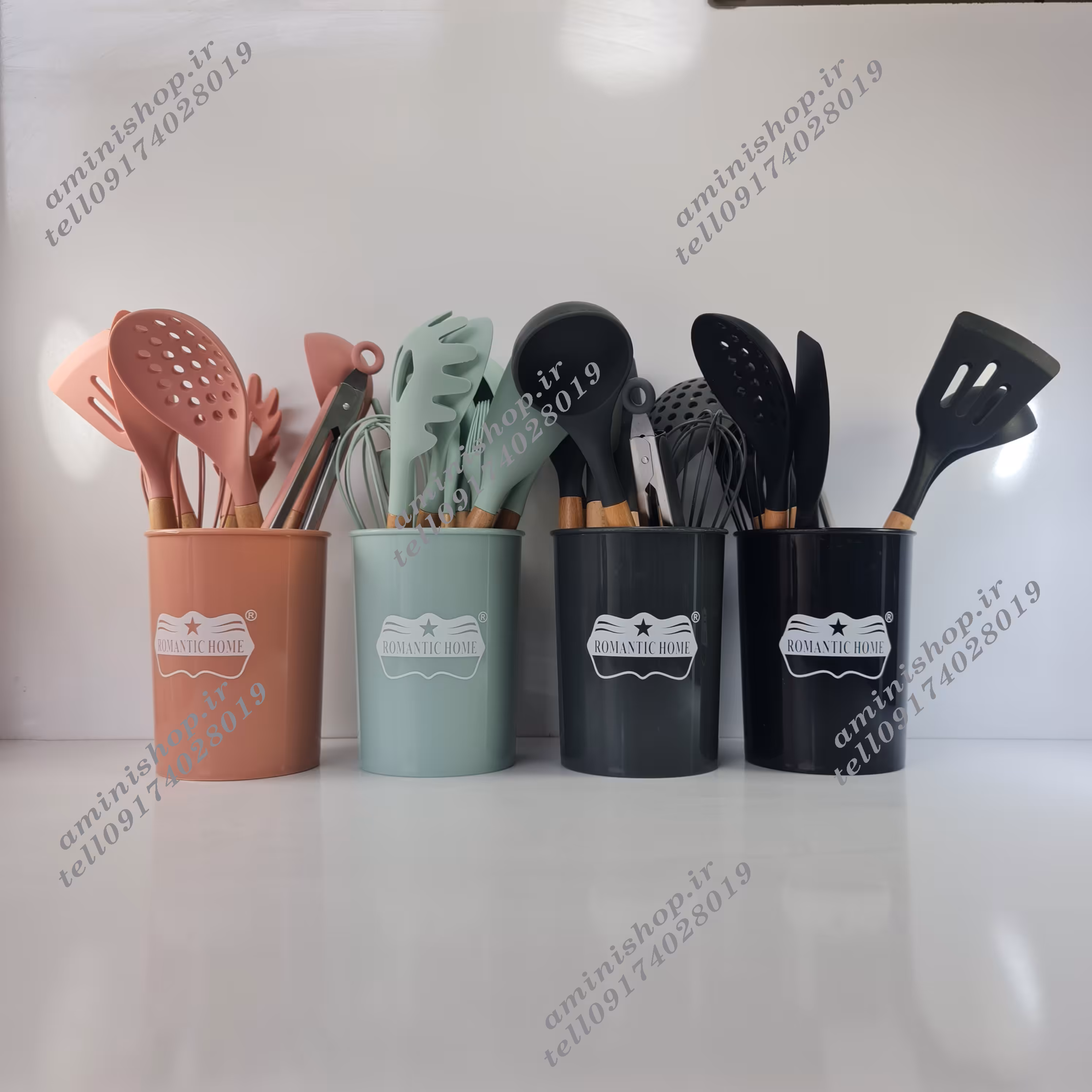 ست کفگیر 9تیکه رمانتیک هوم (کیچن ست)