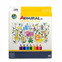 مداد رنگی 24 رنگ آدمیرال مدل 761C24