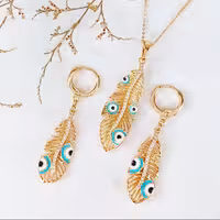 نیمست پر با چشم زخم برند ژوپینگ  بدون زنجیر  کد 11905