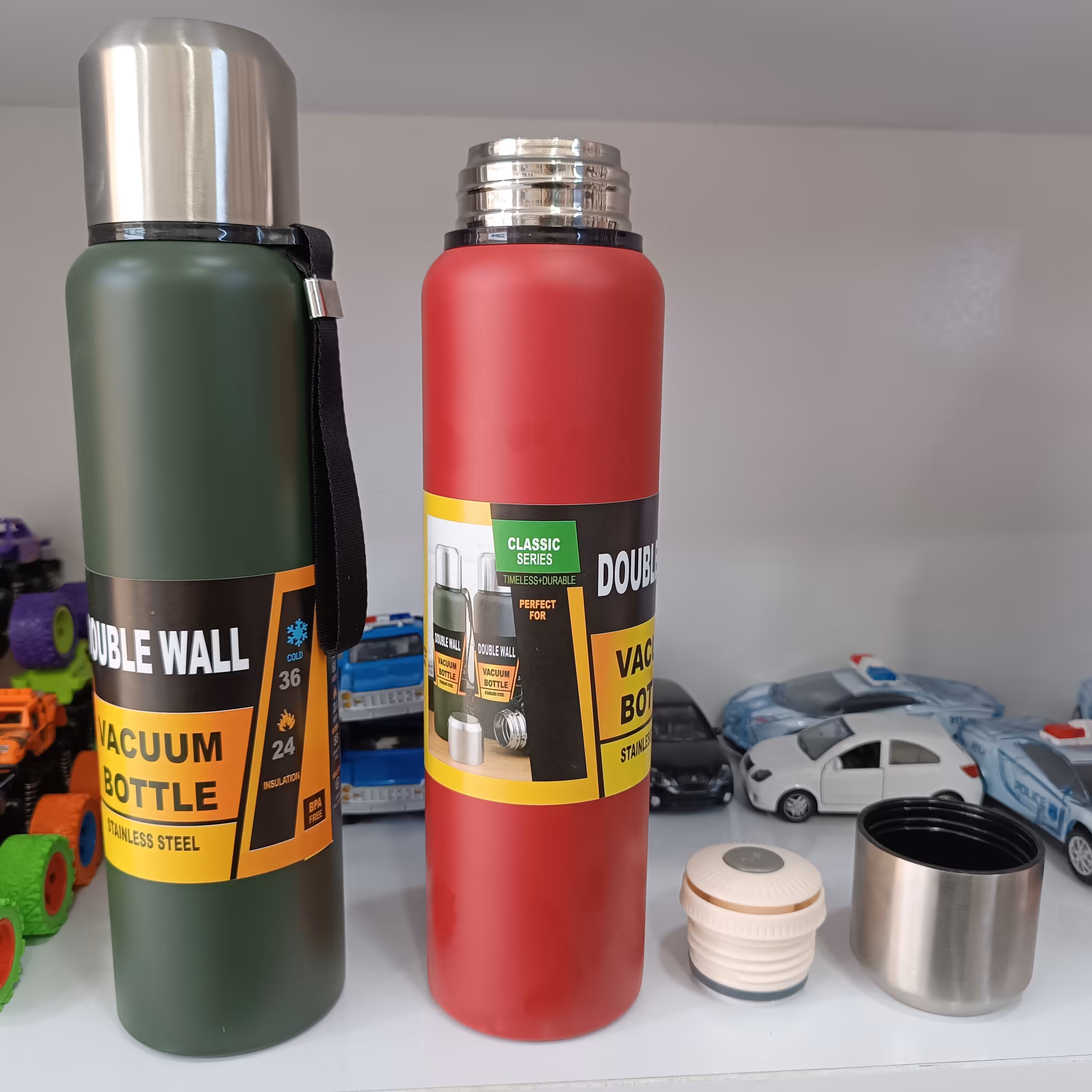 فلاسک استیل دومنظوره (آب سرد و گرم)