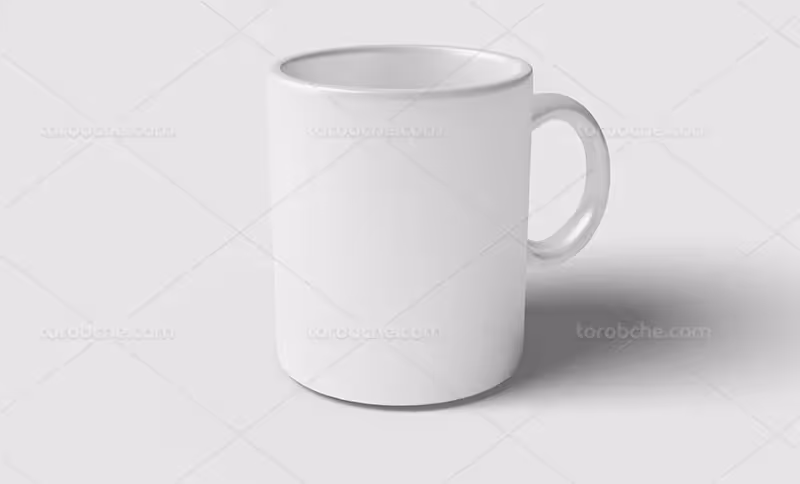 موکاپ PSD ماگ | گرافیک با طعم تربچه