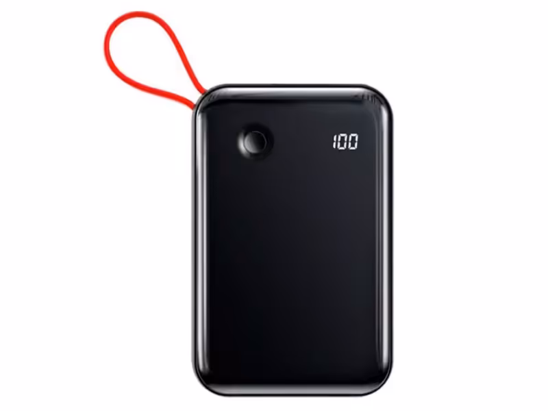 پاور بانک بیسوس با کابل لایتنینگ Baseus BS-P1002L Mini S Digital Display 10000mAh