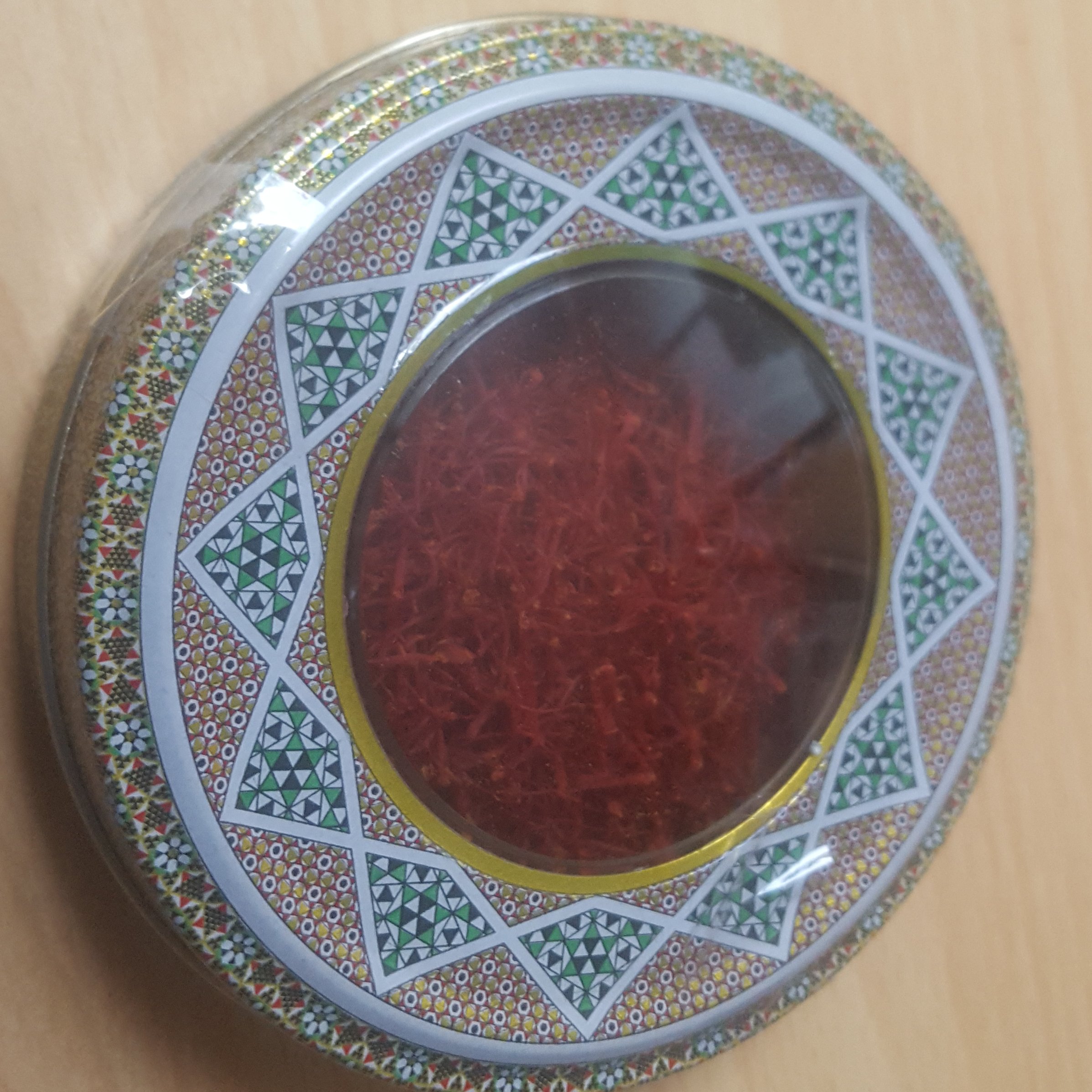 زعفران یک مثقالی طرح خاتم
