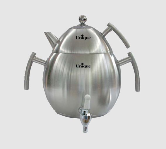 یونیک کتری قوری 6لیتر استیل 7566