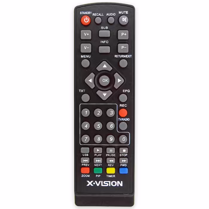 کنترل گیرنده دیجیتال ایکس ویژن طرح دنای X VISION
