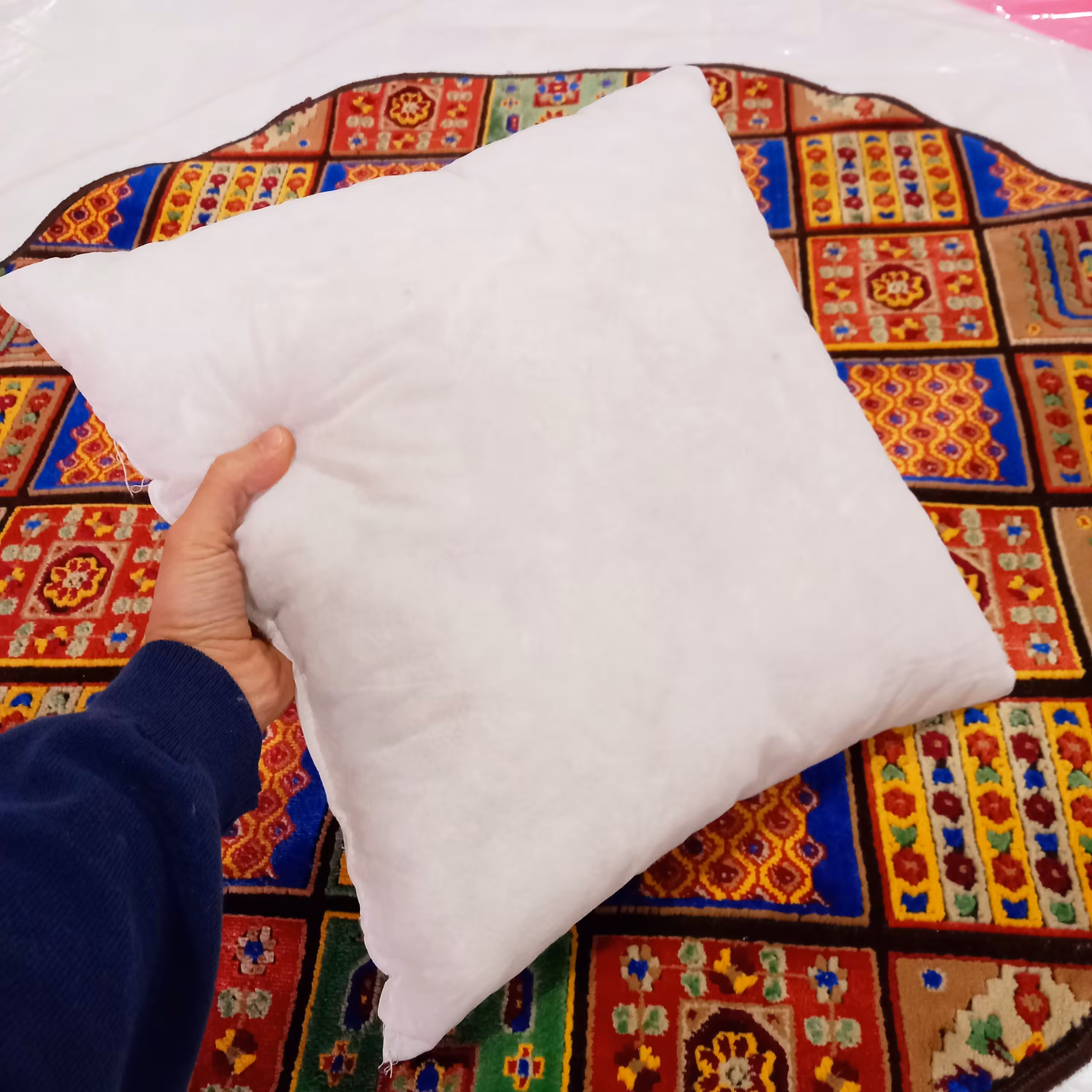 کوسن الیافی (5عددی)45 سانت درجه یک 550 گرمی، محصول گروه تولیدی دایکو