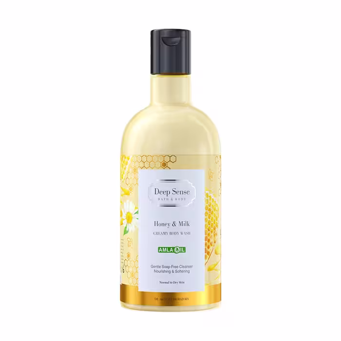 شامپو بدن دیپ سنس مدل شیر و عسل حجم 400mL