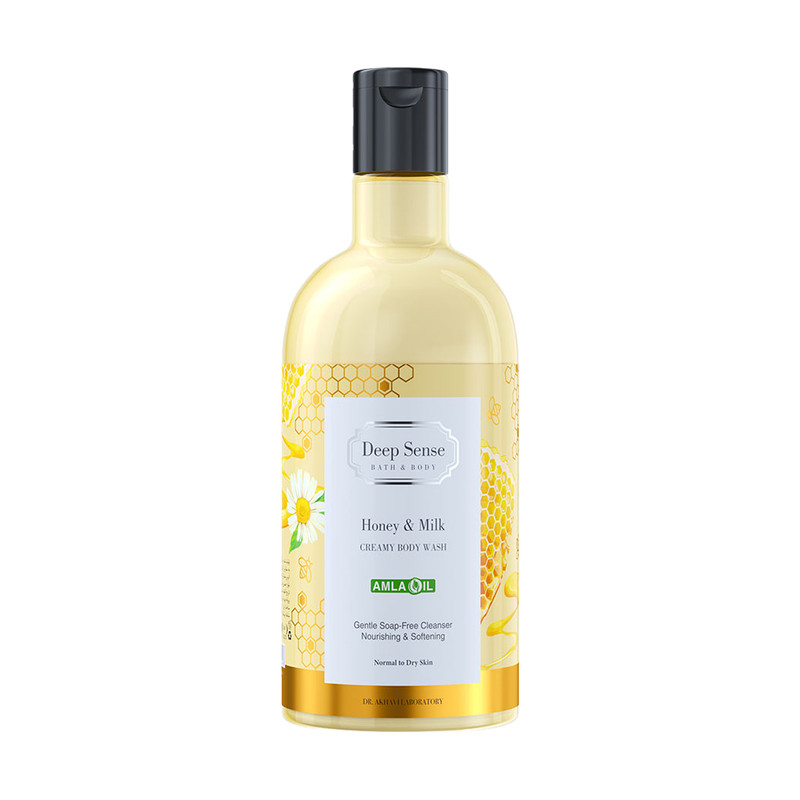 شامپو بدن دیپ سنس مدل شیر و عسل حجم 400mL