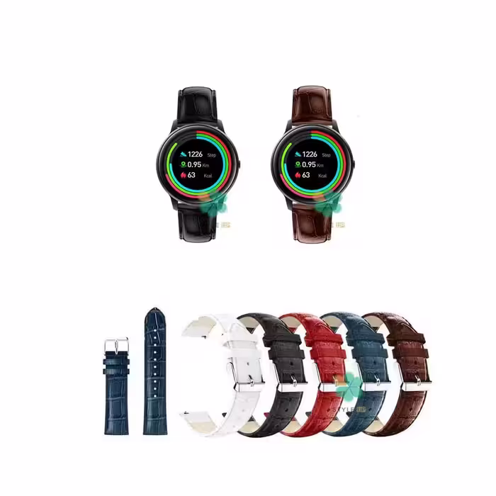 بند چرمی ساعت شیائومی Xiaomi IMILAB KW66 طرح Alligator