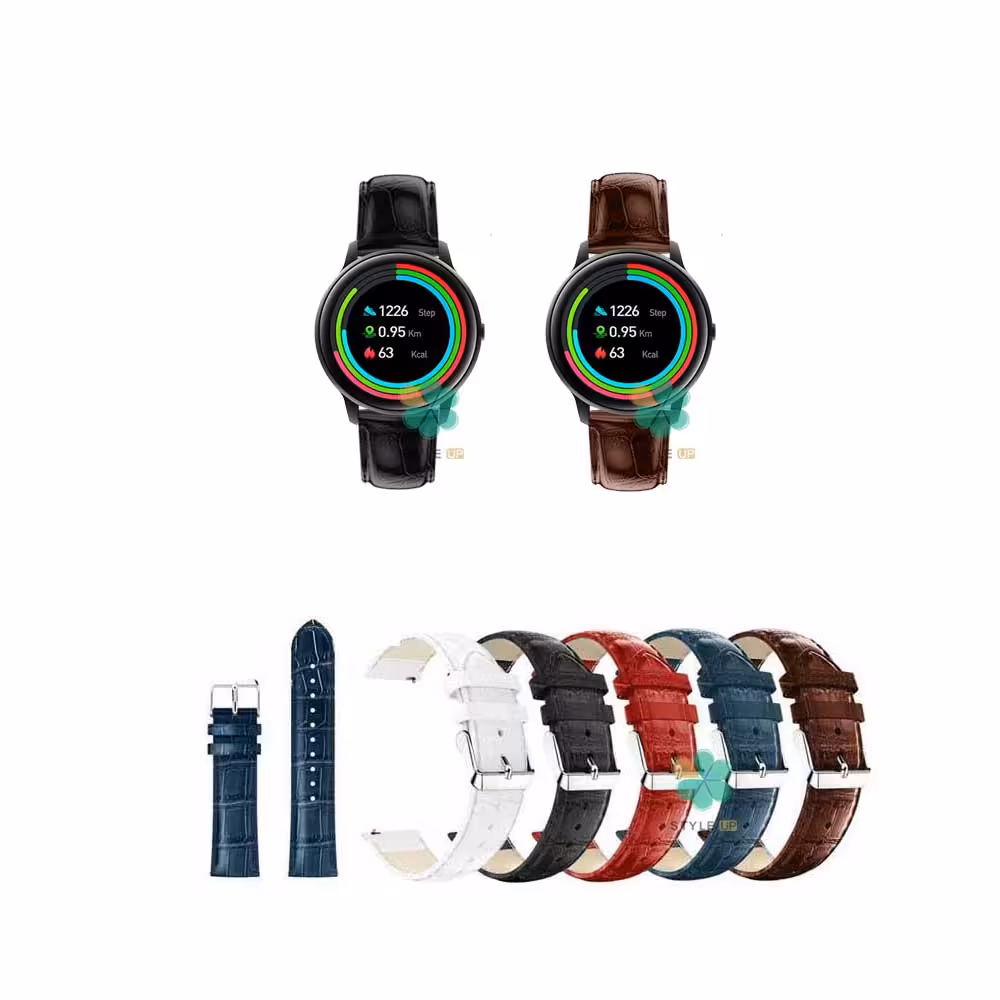 بند چرمی ساعت شیائومی Xiaomi IMILAB KW66 طرح Alligator