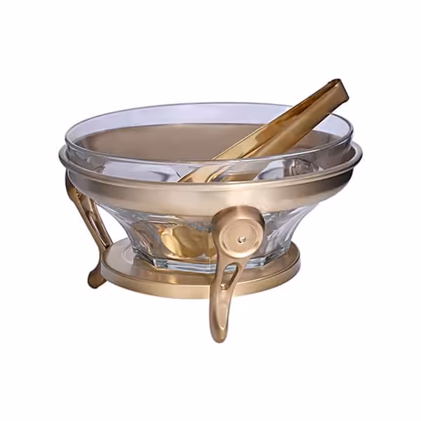 سوفله سالاد خوری دسته حلقه ای فلیم طلایی