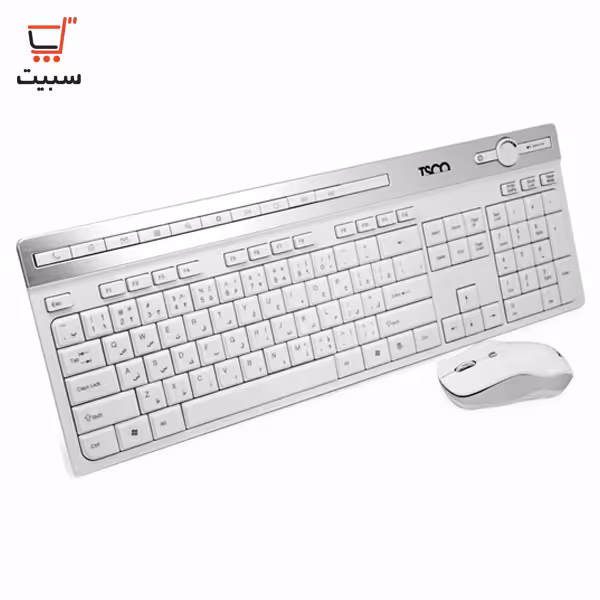 کیبورد و ماوس بی سیم تسکو مدل TKM 7106W با حروف فارسی