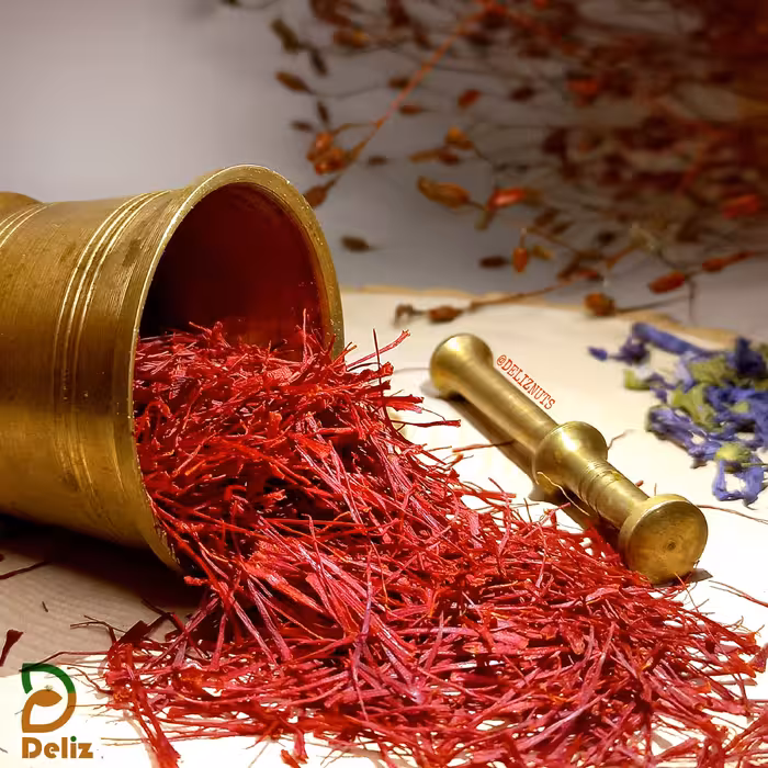 زعفران سوپر نگین فوق اعلا قاینات (1مثقال ) دلیز