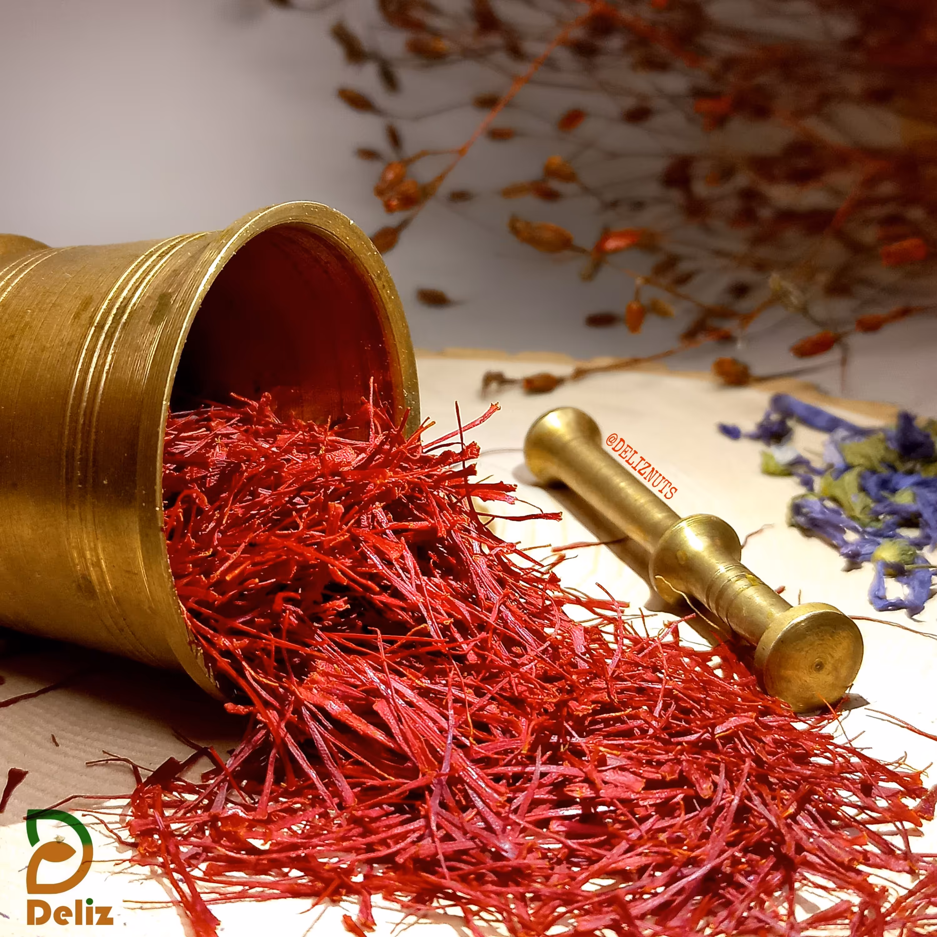 زعفران سوپر نگین فوق اعلا قاینات (1مثقال ) دلیز