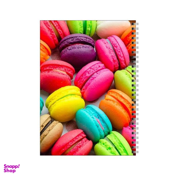 دفتر مشق 80 برگ بامبیلیپ طرح پترن ماکارون کد 3088661