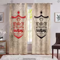 پرده پانچی ساده و شیک پرسپولیس WA-2032-s
