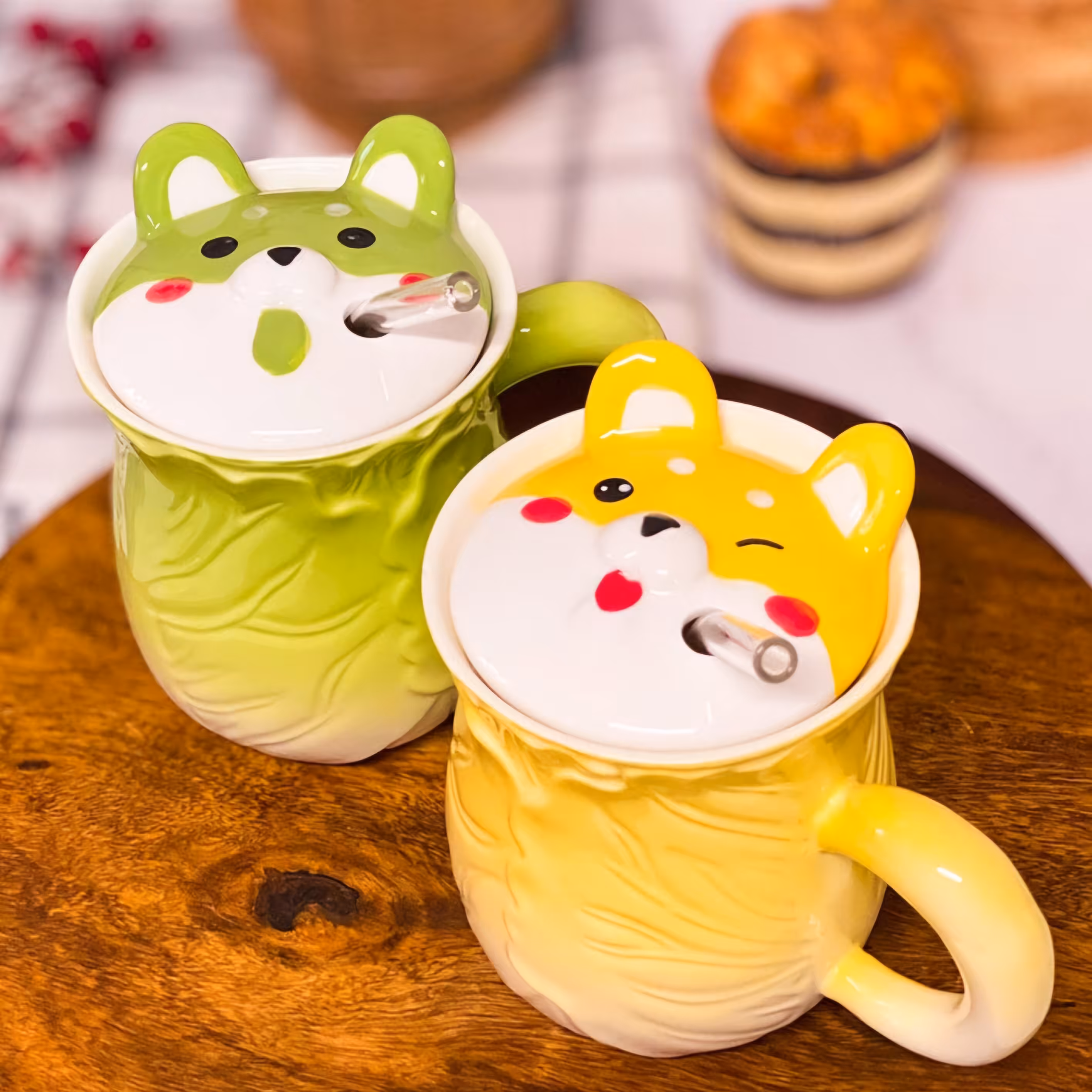 ماگ اسموتی سرامیکی مدل روباه