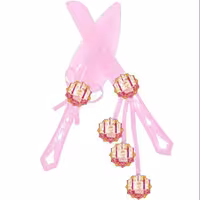 تم تولد کارد و کفگیر کیک بری تم تدی دختر