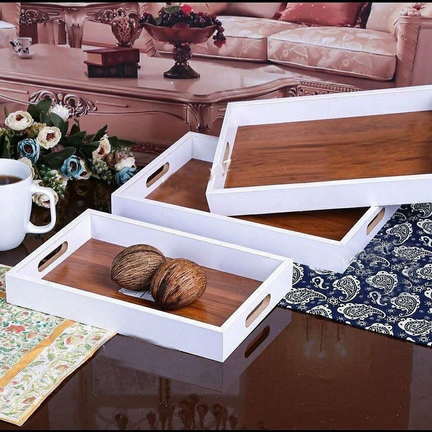 سینی چوبی سه سایز