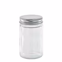 جاحبوباتی شیشه ای استوانه ای درب کانتینری سایز 4 کد 11