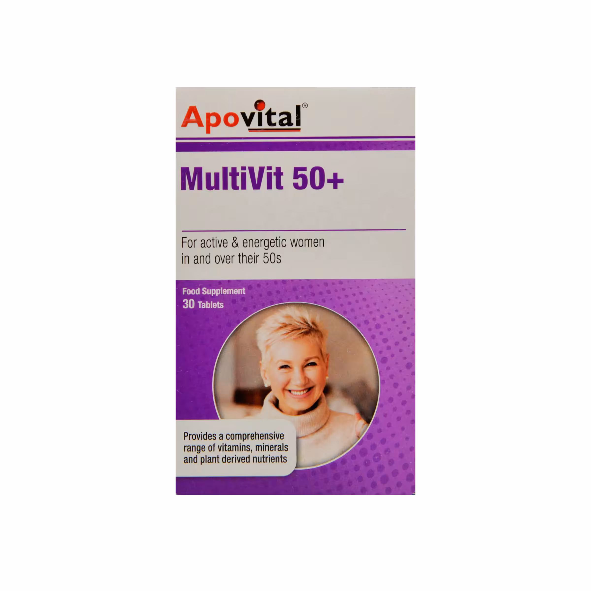 قرص مولتی ویت خانم های بالای 50 آپوویتال