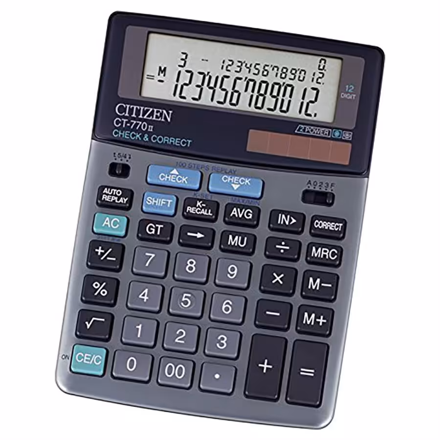 ماشین حساب رومیزی سیتیزن مدل CT-770ii