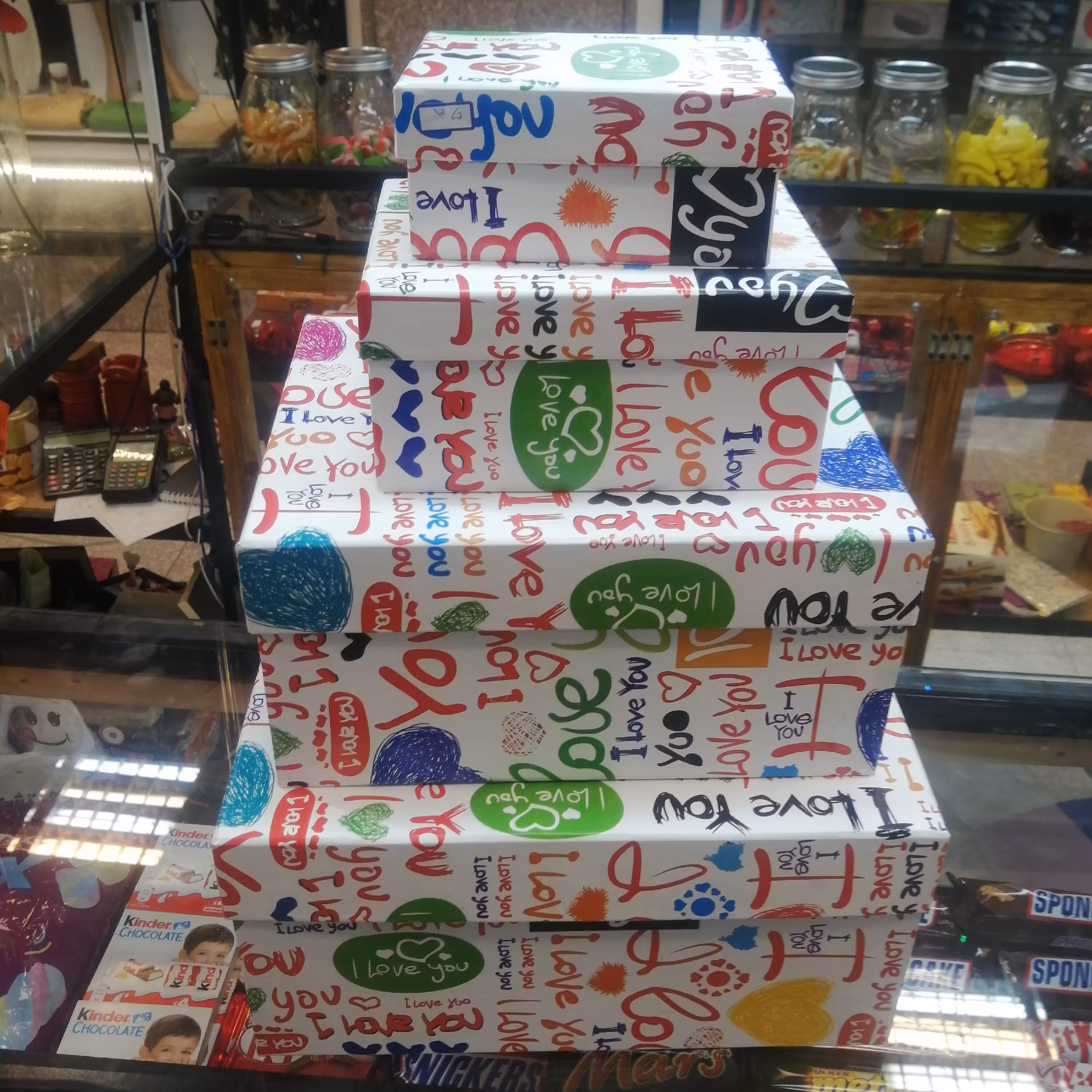 جعبه هدیه 10تایی بسیار زیبا و شیک 