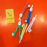 پرگار پلاستیکی مداد خور