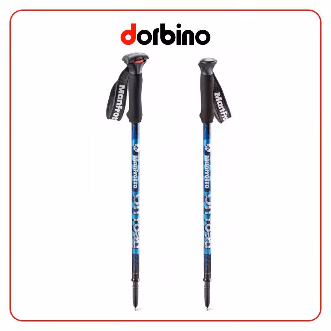 تک پایه مانفروتو Manfrotto Off road Aluminum Walking Sticks (Blue) - فروشگاه دوربین دوربینو