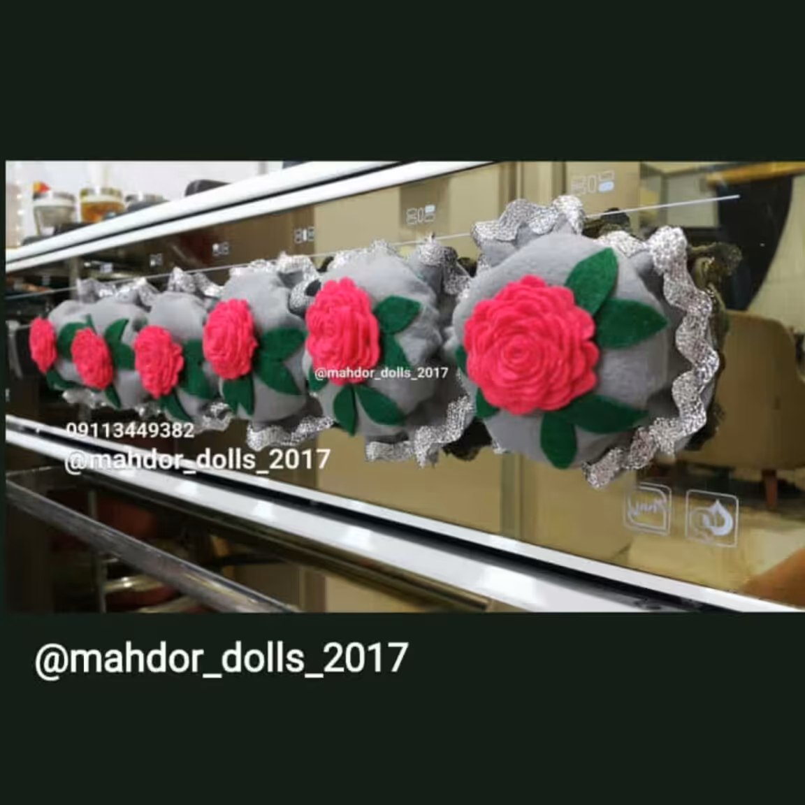   دستگیره اجاق گاز  و  پیچک گاز طرح طوسی  گل برجسته یک عددی 