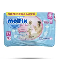 پوشک شورتی مولفیکس سایز 7 بسته 36 عددی