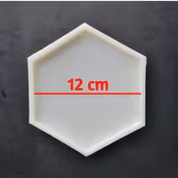 قالب سیلیکونی کد 19 ( زیرلیوانی چندضلعی )