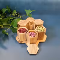 جا ادویه استند دار  چوبی