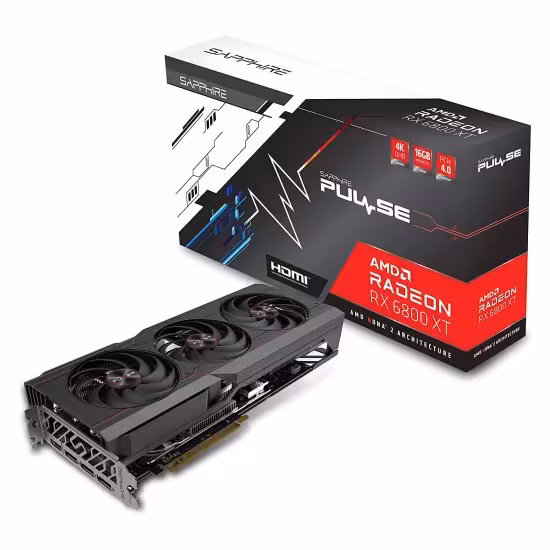 کارت گرافیک  سافایر مدل PULSE AMD Radeon™ RX 6800 XT حافظه 16 گیگابایت