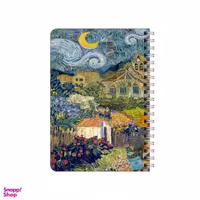 دفترچه یادداشت بامبیلیپ مدل چوبی طرح میکس اثار ونگوگ کد 3544306