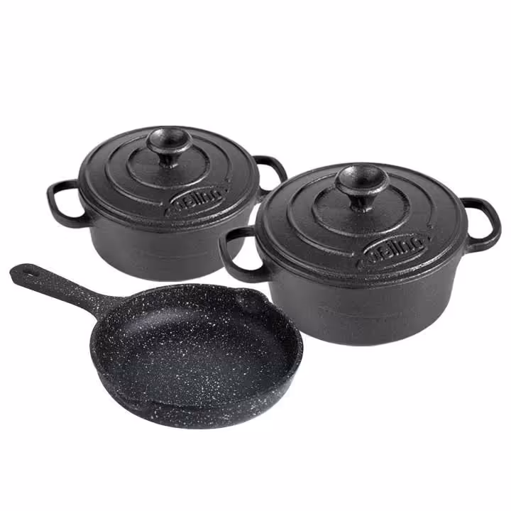 قیمت و خرید سرویس چدن 5 پارچه نالینو مدل ماتئو | matteo