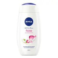شامپو کرمی nivea حاوی گل رز و روغن بادام حجم 250 میل