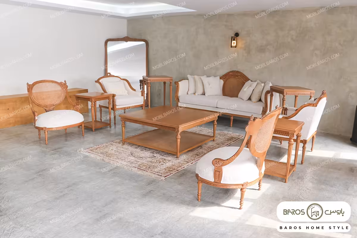 ست مبلمان جدید کاجی مصری الهه صاحبقران