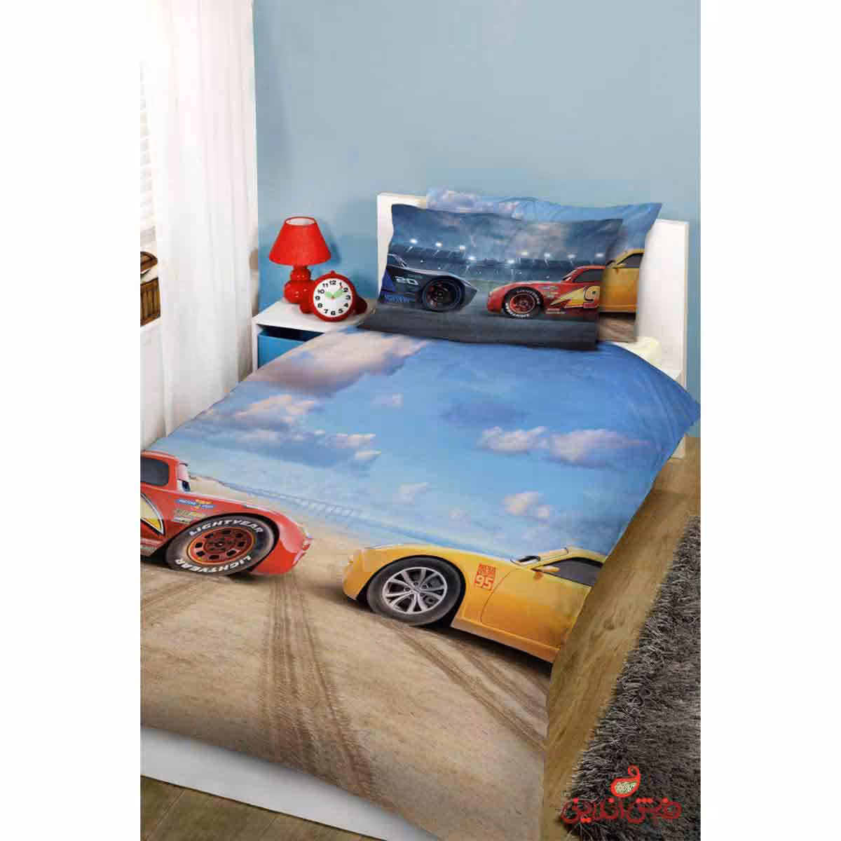 روتختی سه بعدی کودک طرح ماشین ها کد 2341