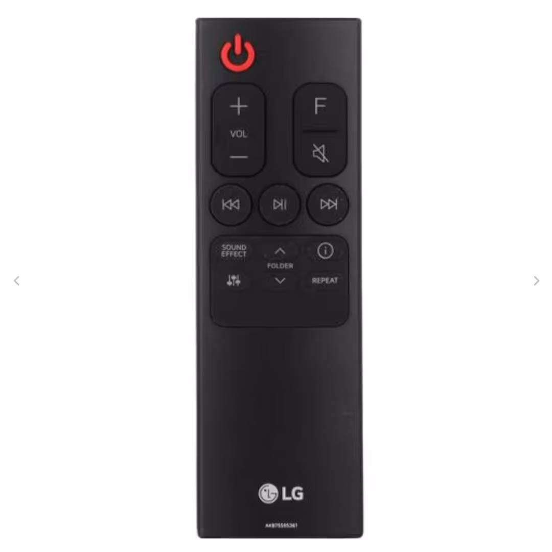 ریموت کنترل ساندبار الجی(پس کرایه)هزینه ارسال به عهده مشتری میباشد 