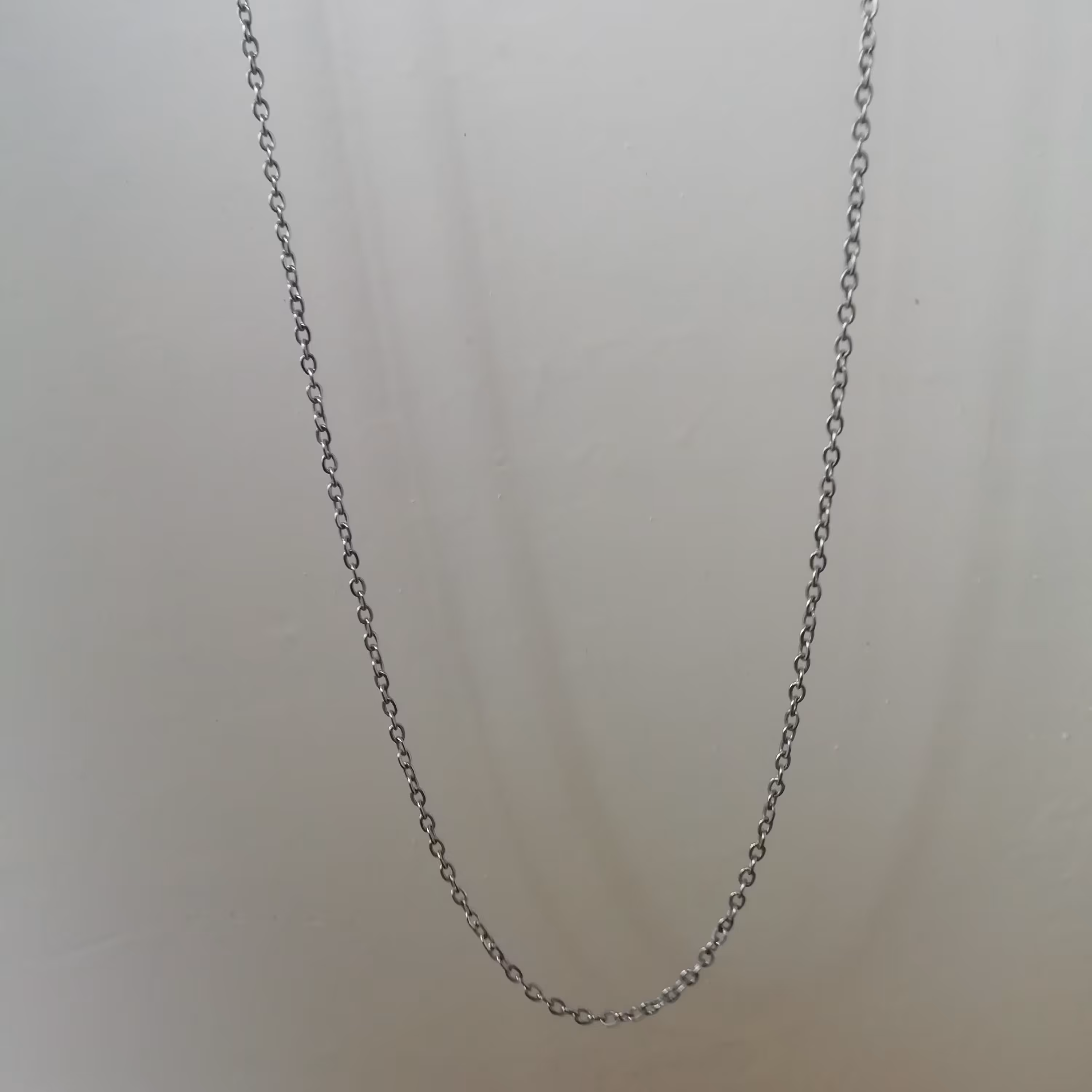 زنجیر  استیل تک دیپلمات،نقره ای