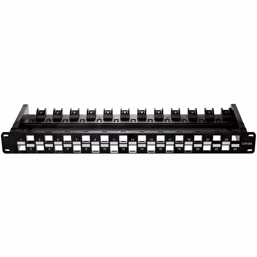 پچ پنل بدون شیلد 24 پورت دی لینک مدل NPP-6A1BLK241