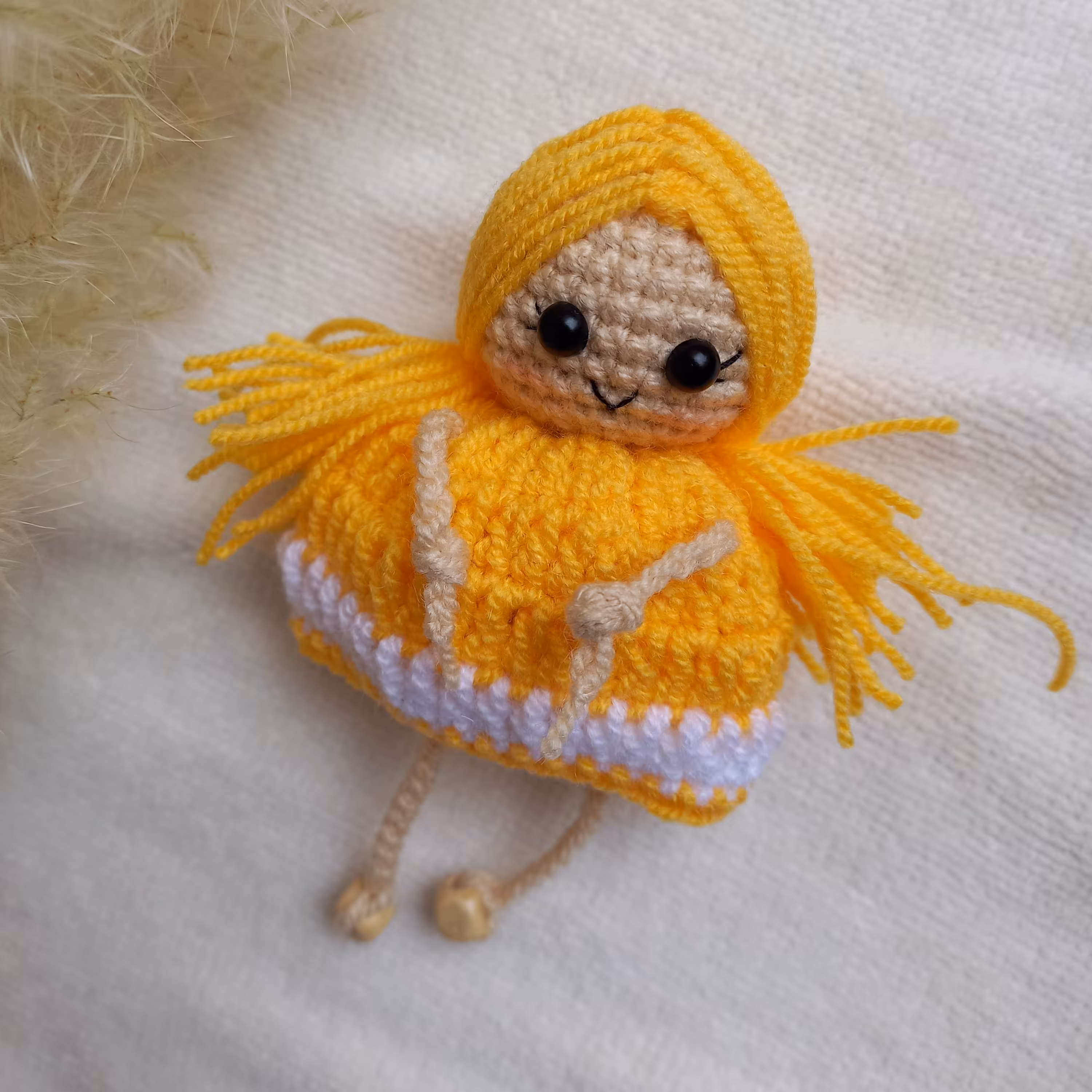 عروسک بافتنی فسقلی