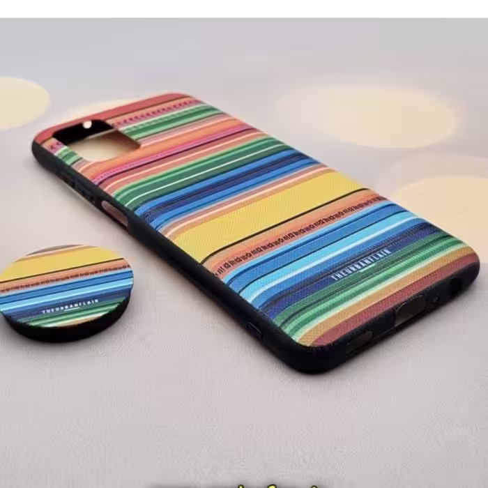 قاب گوشی Galaxy A02S - Galaxy A03S سامسونگ فانتزی سوزنی برجسته پاپ سوکت دار رنگارنگ
