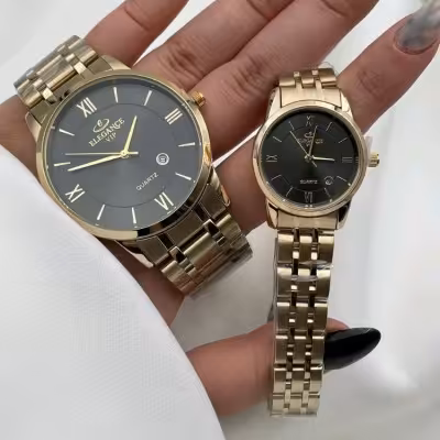 ست اورجینال ساعت مردانه و زنانه الگانس