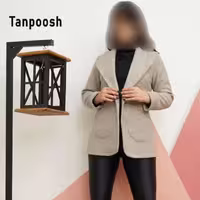 پالتو سایز بزرگ کتی کوتاه روناک