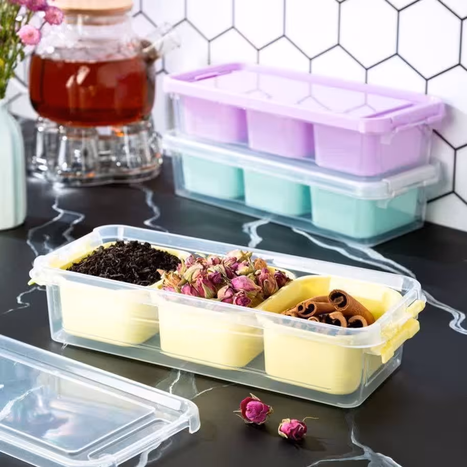 جا ادویه 3 خانه پلاستیکی