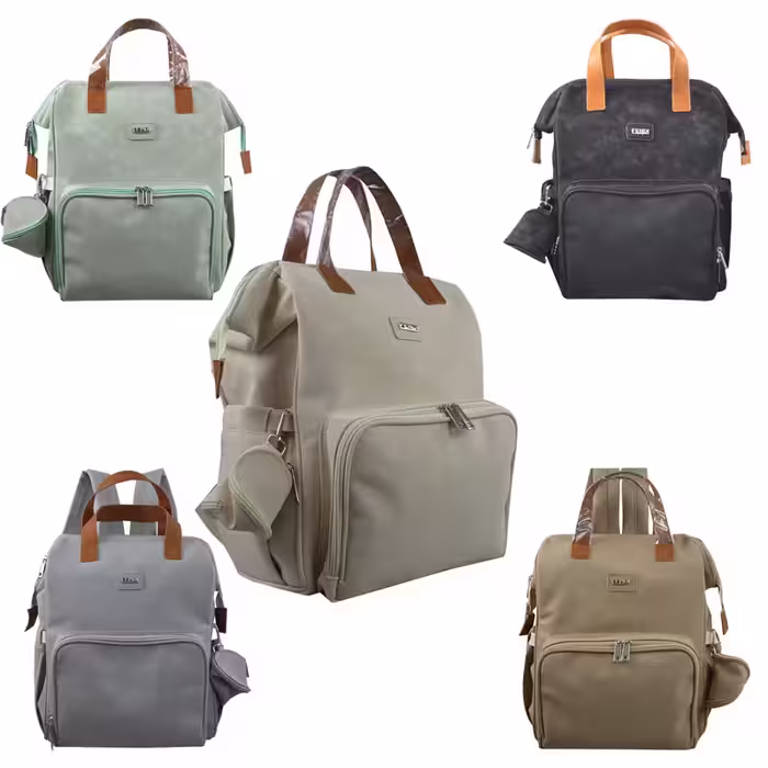 کوله پشتی لوازم کودک طرح کبریتی QZmommybag